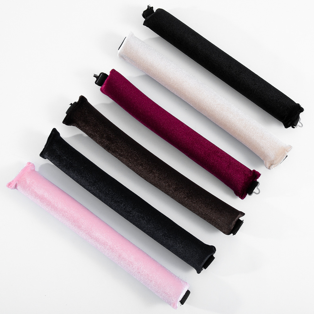 Big Wave Lazy Heatless Curling Rod Plush Head Hair Curler Wave Form Curl Rod Sponge Curling Bouncy Curling Hair Hair Rollers
