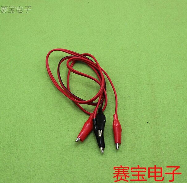 1 stk dobbelt-ende prøveledninger krokodille roach clip jumper wire