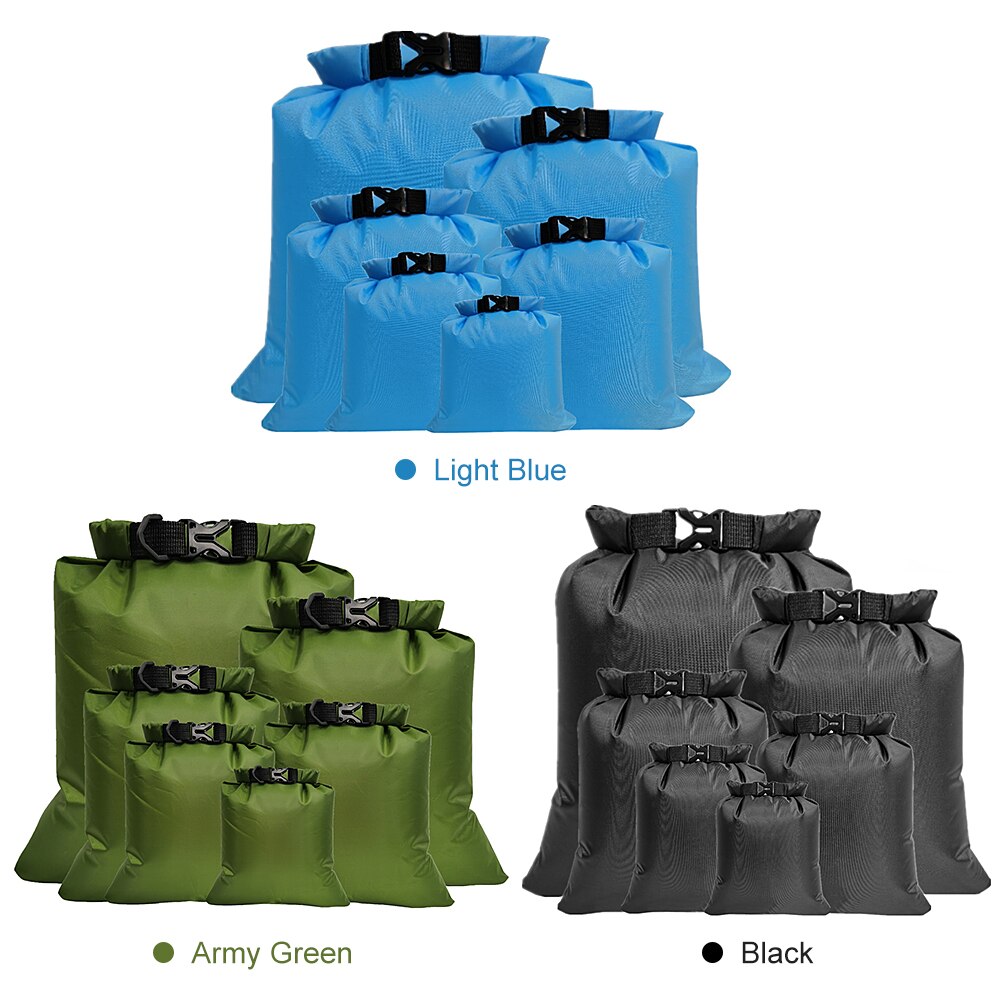 Bolsa impermeable para exteriores, saco seco para flotar en bote, Kayak flotante, playa, pesca, Kayak, accesorios, 6 uds.