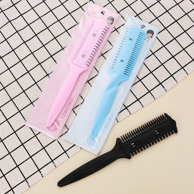 Barber Hair Razor Comb Scissor Tools Bangs Brush Hairdressing Trimmers Hair Shaving Blades Cutting Thinning Beauty Styling