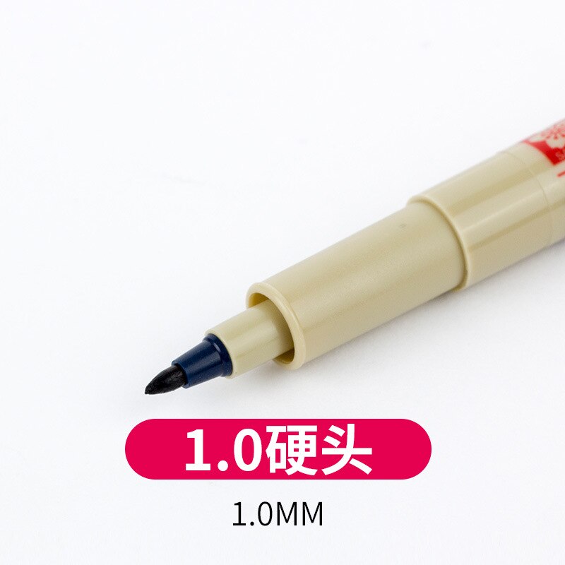 1 kpl pigmentti pigma micron muste tussi kynä 0.05 0.1 0.2 0.3 0.4 0.5 0.6 0.8 eri kärki musta fineliner luonnostelu taidetussi: 1