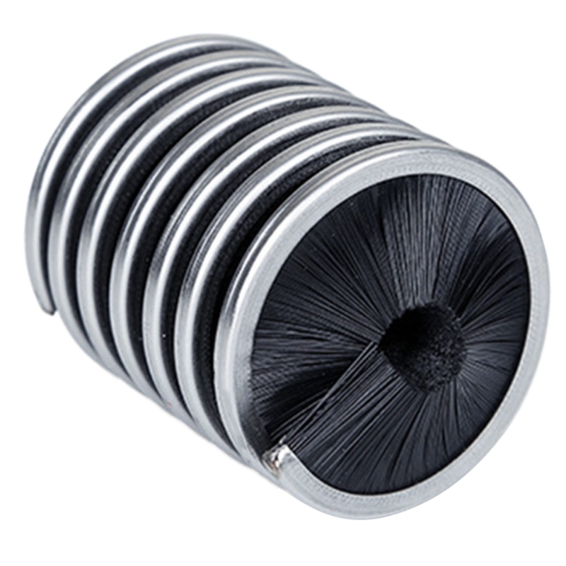 Escova corda para escalada, escova limpeza, ferramentas corda lavagem: Preto