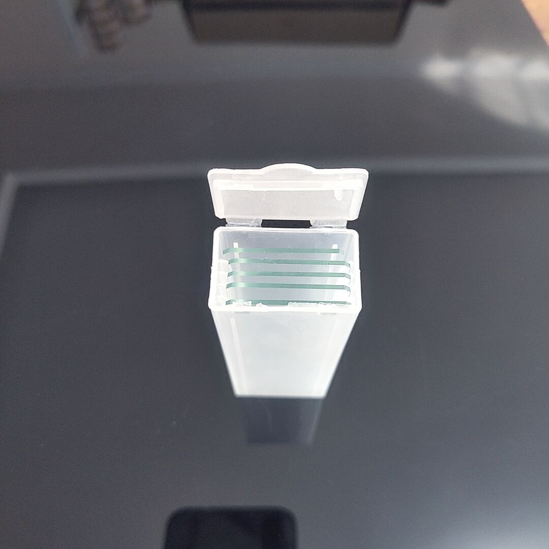 5PCS Reusable 1&quot; x 3&quot; Laboratorial Double Concave Biological Microscope Blank Glass Slides Lab Consumables for Liquid Specimen