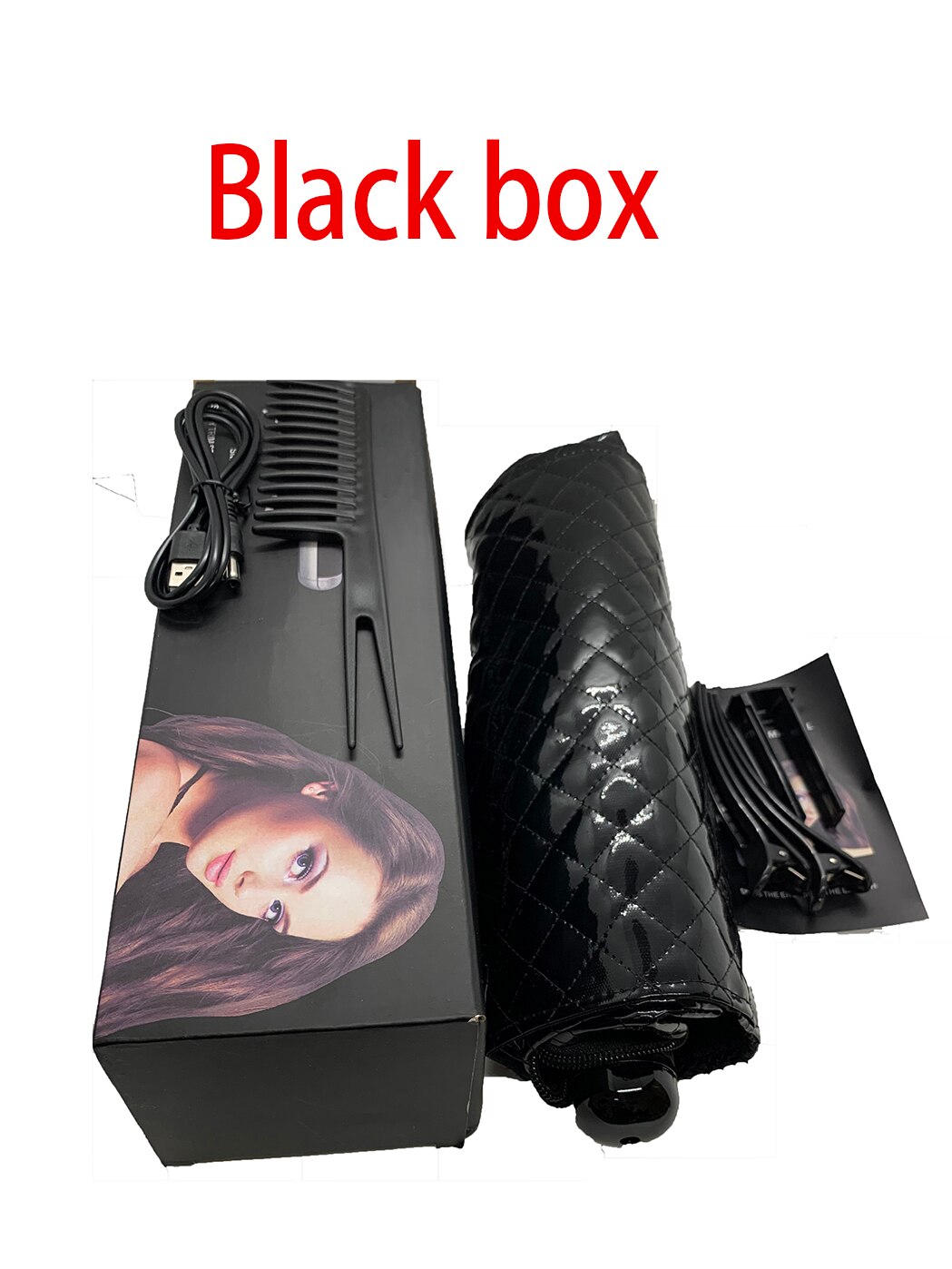 Hair Split Trimmer Hair Clipper USB Charging Split Trimmer Product Straightener Beauty Cutting Split hair cutter machine: Black BOX