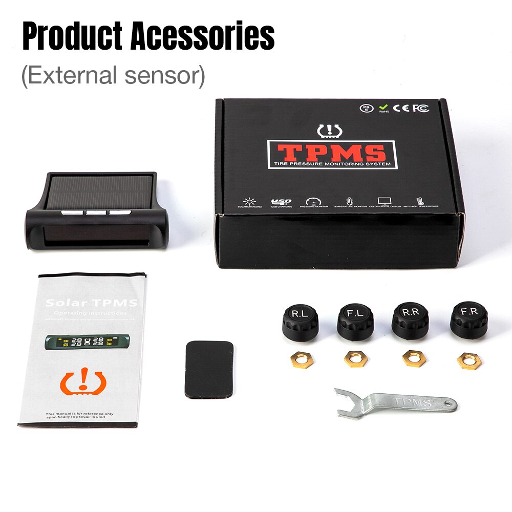 Smart Tire Pressure Monitoring System - Solar & US... – Grandado