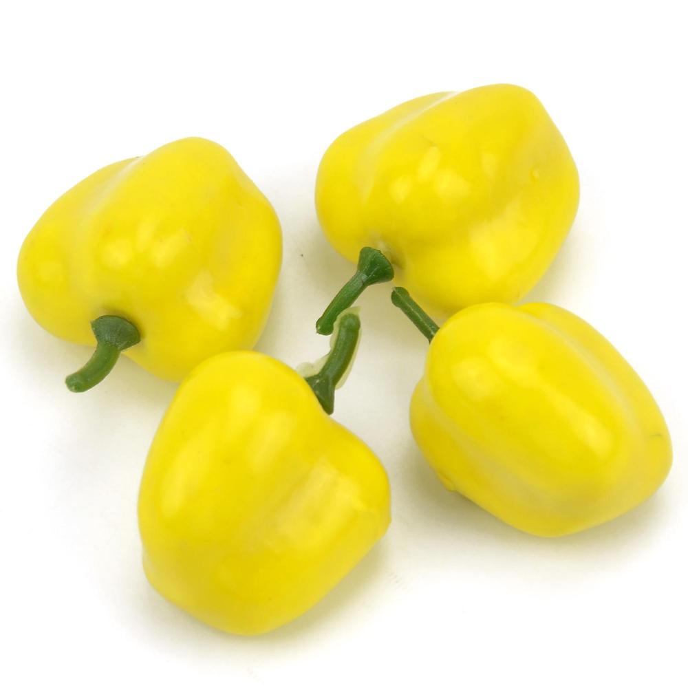 80 stk 5cm gulrøtter mini kunstig plastskum gulrot frukt og grønnsaker bær bryllup jul familie kjøkken dekorasjon: D