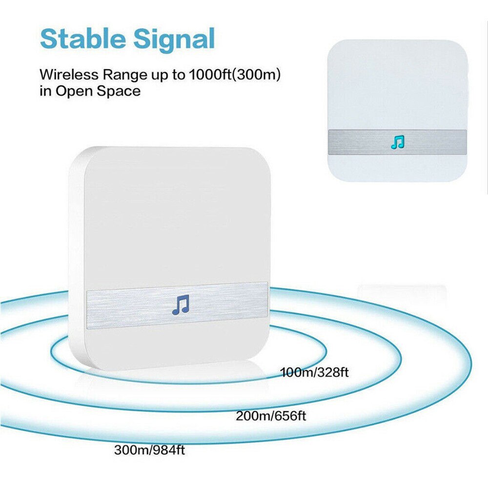 Clever kabellos WiFi drinnen Türklingel ding Dong Türklingel Empfänger UK/EU/uns-stecker