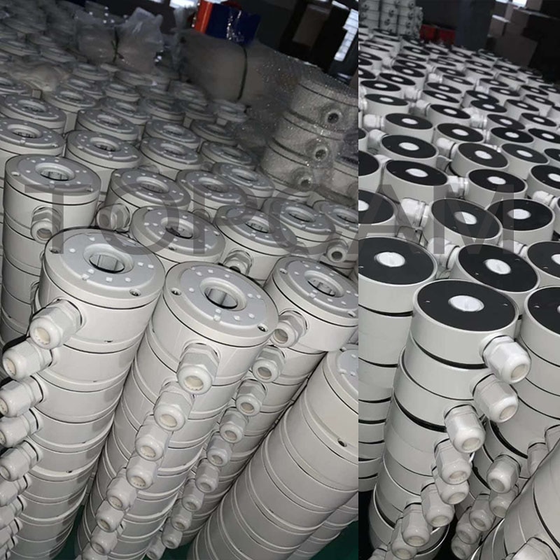 Hjem sikkerhetssystem hik-sion ds -1280zj- xs juction box for dome bullet utendørs kamera cctv brakett tilbehør