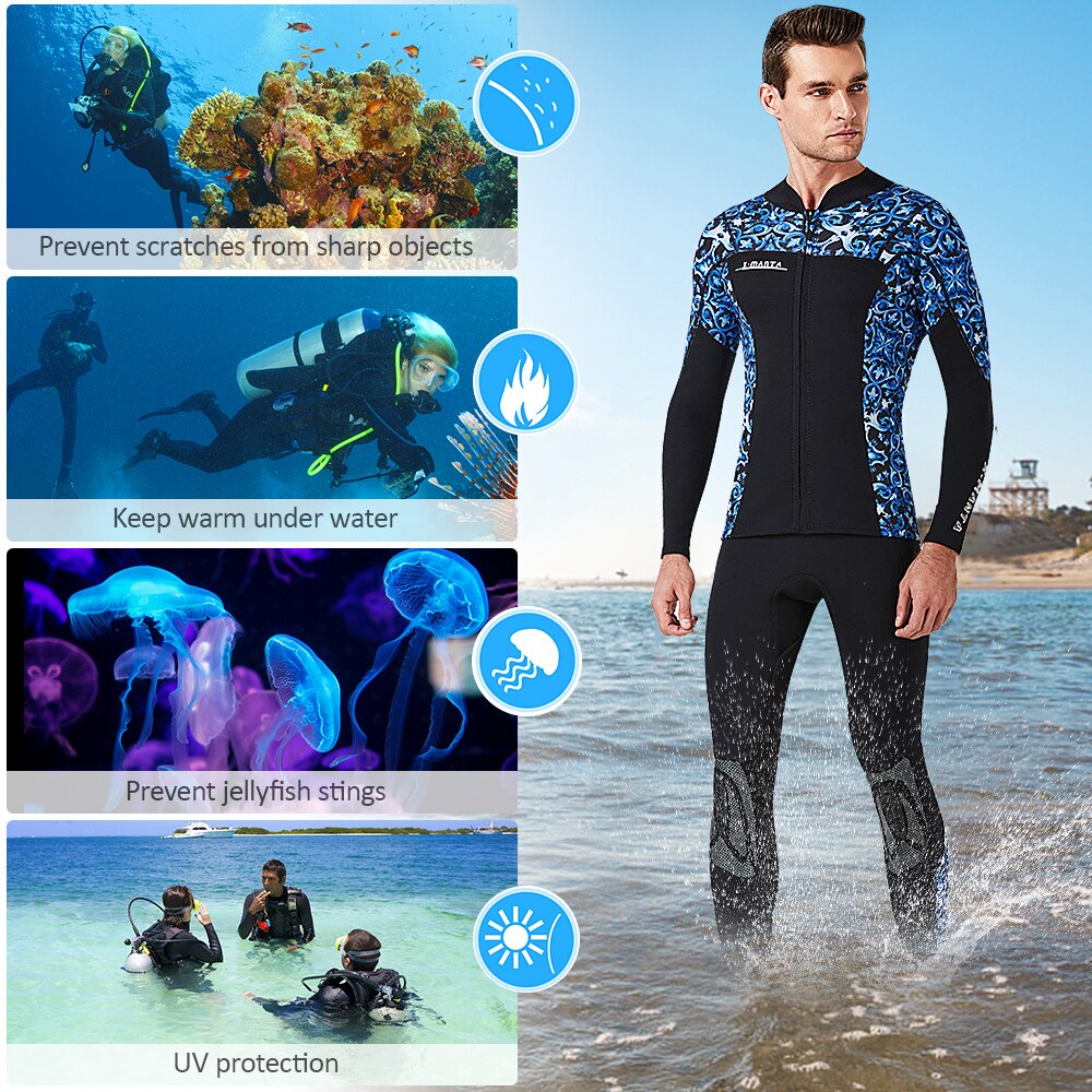 Leggings de plongée en néoprène 3mm pour femmes/hommes, pantalon serré de plongée en apnée et de surf, chaleur épaissie et protection solaire