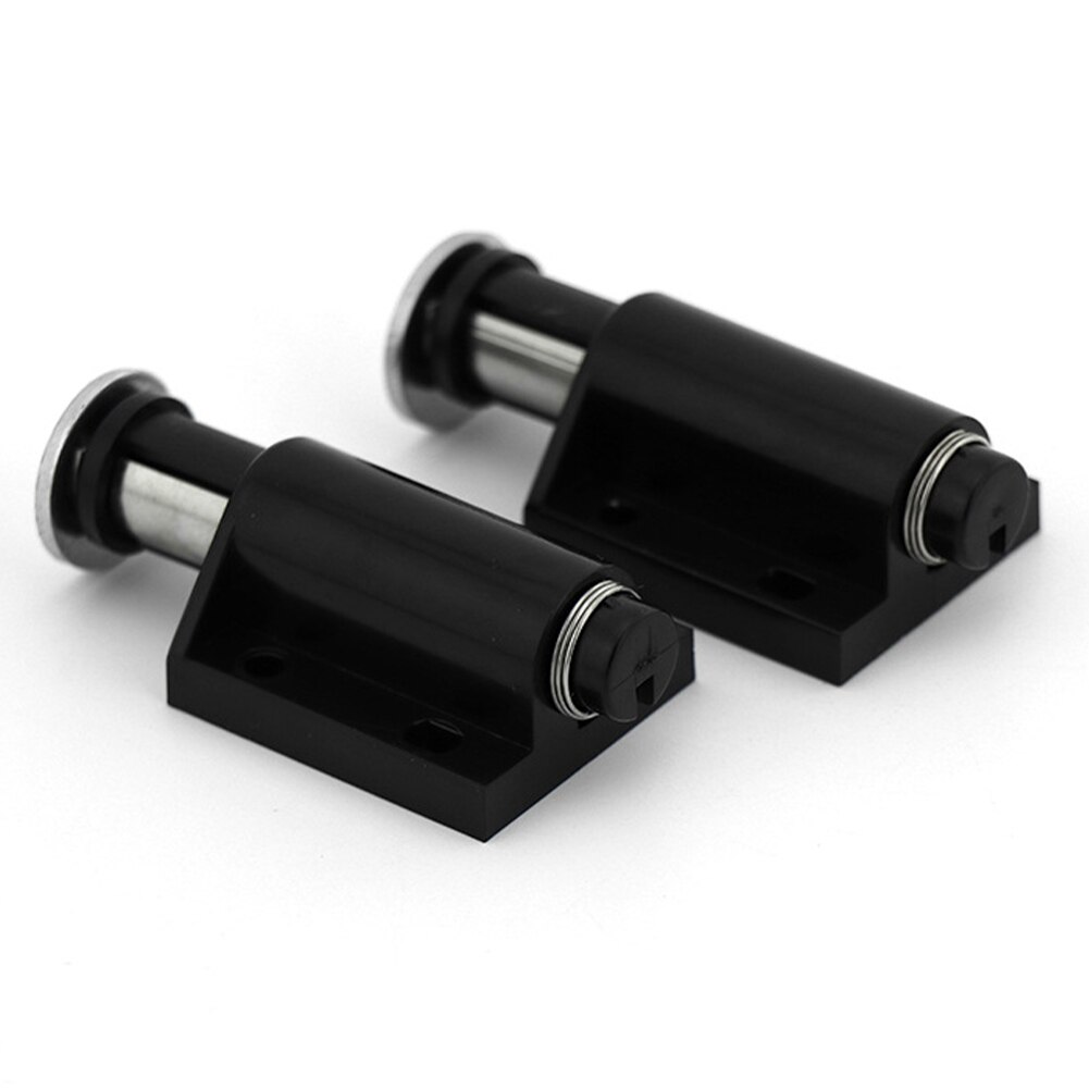 2 Stuks Glazen Deur Duurzaam Meubelen Zwarte Kast Vangsten Garderobe Dichter Kast Lade Klink Magnetische Aantrekkende Hardware