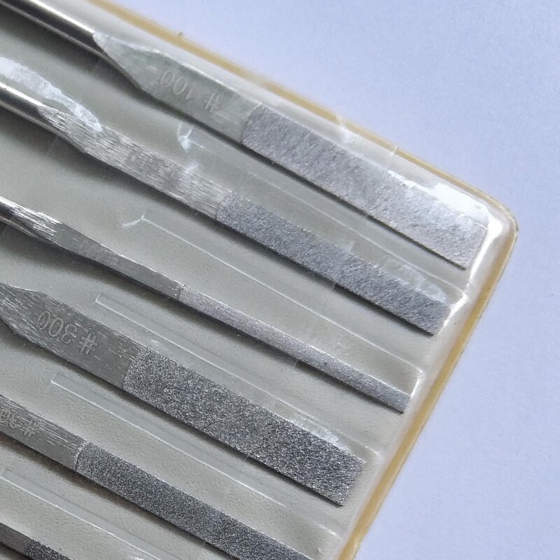 12 Pcs / Pack Taper Diamond Files for Reciprocating Grinding