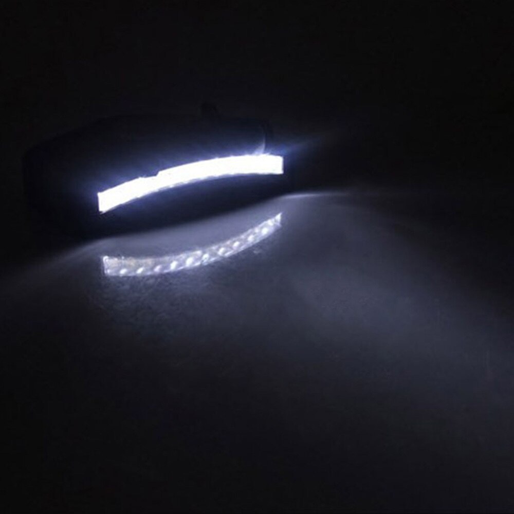 Bright 11 LED Cap Light Headlight HeadLamp Flashlight Clip on Light Fishing