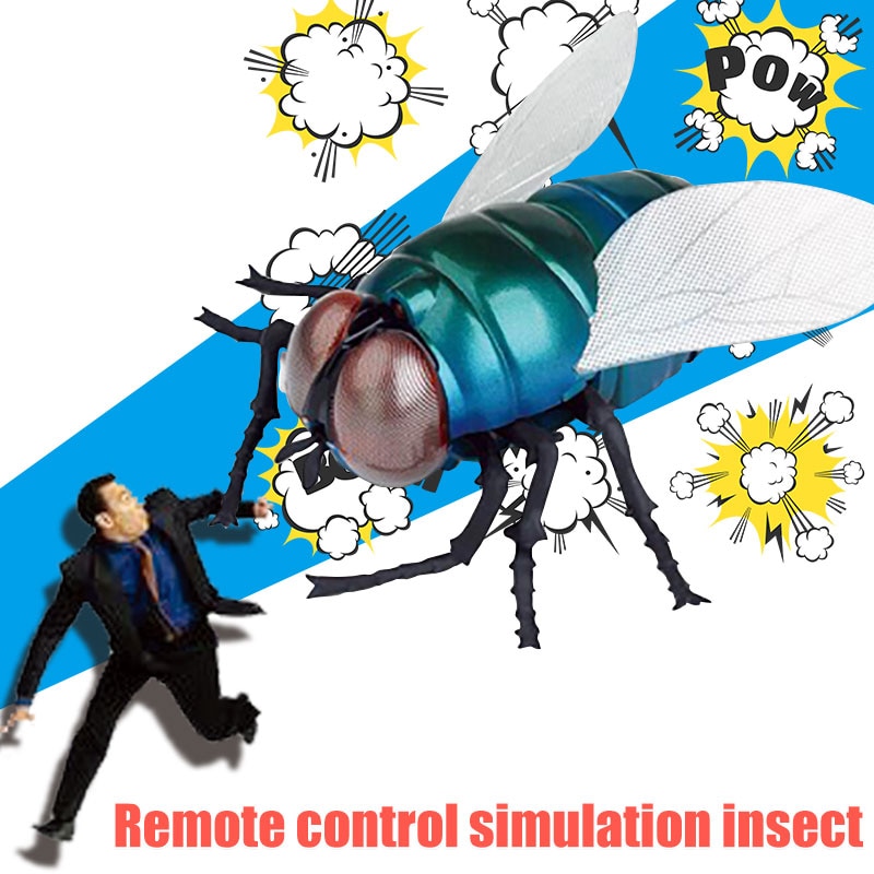 Infrarood Rc Dier Insect Speelgoed Simulatie Huisvlieg Draadloze Afstandsbediening Elektrische Robot Speelgoed Halloween Prank Insecten Kinderen Speelgoed