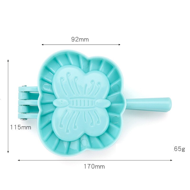 Portable Kitchen Dumplings Mold Heart Butterfly Flower Model Maker Tool DIY Dough Press Dumpling Pie Ravioli Baking Accessory: H01
