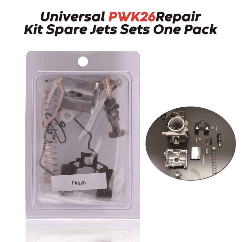 Maintenance spare parts kit for motorcycle carburetor, universal repair kit spare jets sets 1 pack: LD-MC004-26