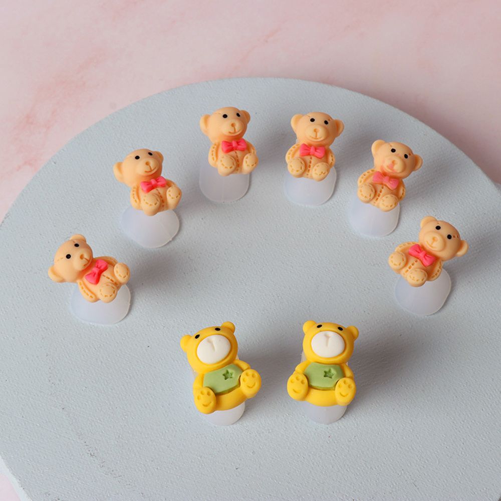 Separador de dedos de silicona suave para manicura y pedicura, separador de dedos de los pies, herramienta para el cuidado de las uñas, soporte de margaritas, accesorios, 8 unids/lote: 7