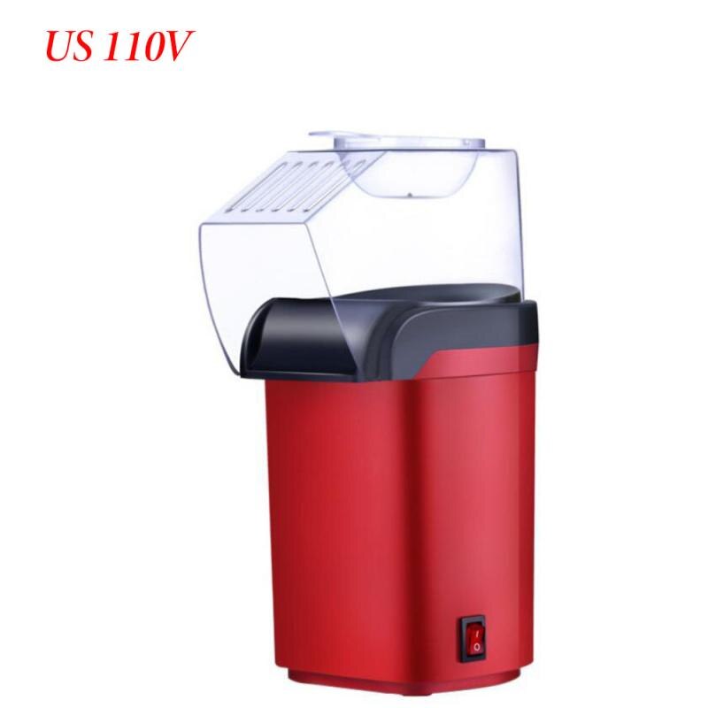 Electric Corn Popcorn Maker Household Automatic Mini Air Popcorn Making Machine DIY Corn Popper Children 110V 220V: US