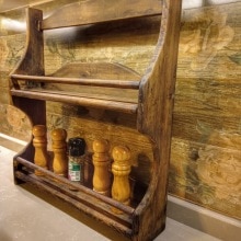 Wooden Spice Rack
