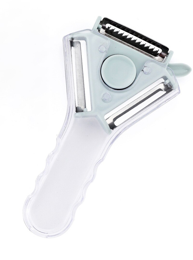 Cortador de verduras multifunción pelador en juliana, pelador en juliana, rallador de zanahorias, herramienta de cocina, cortador de vegetales para Cocina: 3 in 1