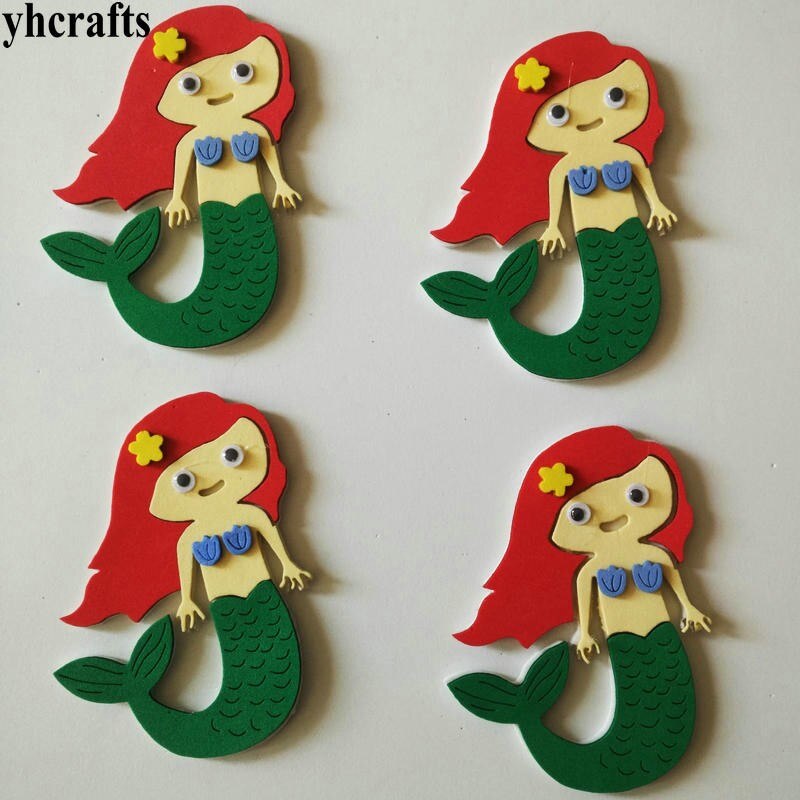 1 zak/partij, eva foam zeester zonder stickers kleuterschool knutselen zeewereld fauna zak knutselen paasknutselen klassiek speelgoed oem: 4 stuks 10 x 6cm