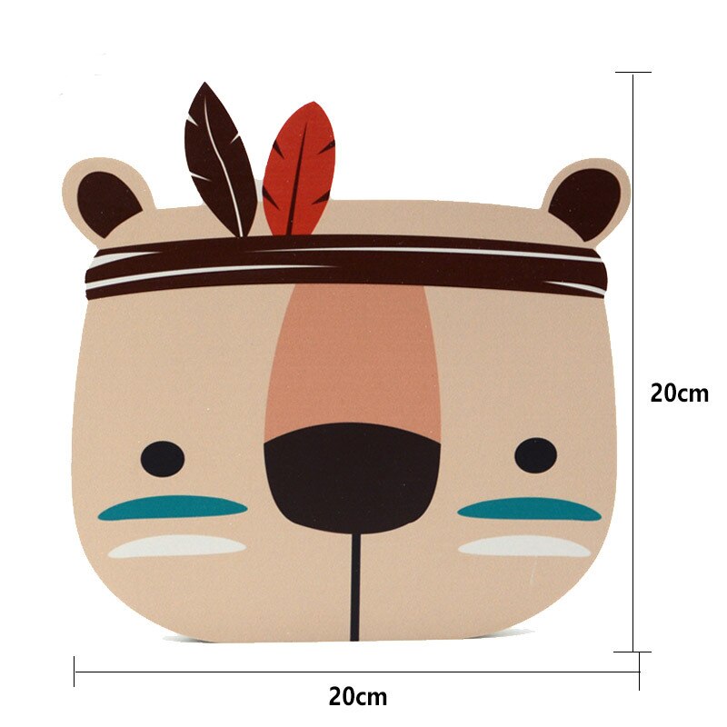 Autocollants muraux 3D animaux de style nordique, décoration pour chambre d&#39;enfant, Stickers muraux: Model 3