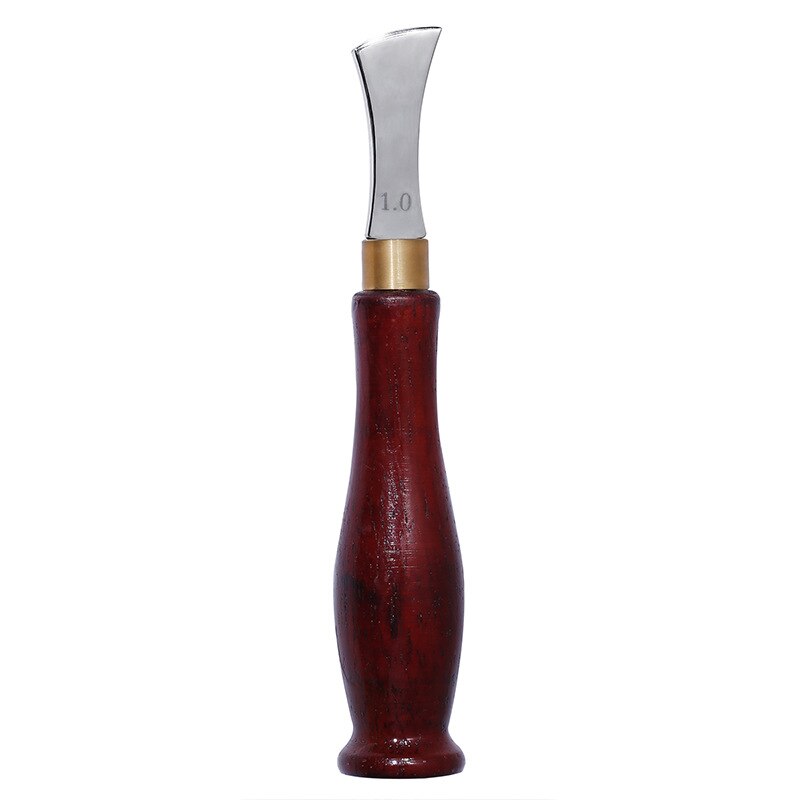 Leather Hemline Leather Hemming Edge Trimmer Fan Shape Trimmer Shallow Groove Trimmer Sector Shape Trimmer Leather Hemline Tools: 1mm