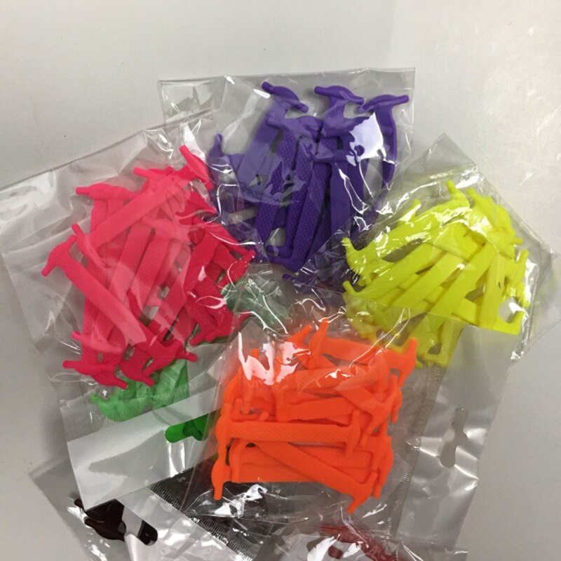 16 Teile/satz Silikon Elastische Schnürsenkel Spezielle Keine Krawatte Schnürsenkel Schnürung Kinder Erwachsene Turnschuhe Schnell Schuh Spitze Gummi Kreative Schnürsenkel