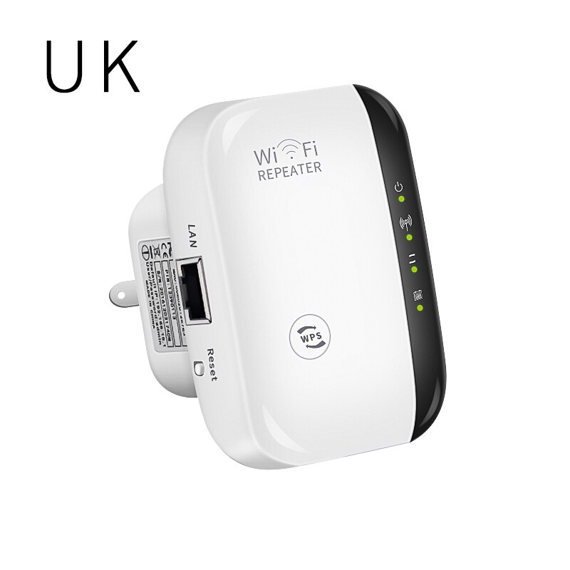 Portable Wireless Superbooster WPS One-Key Encryption WiFi Range Extender Super Booster 300Mbps Wireless Repeater in Home Office: UK