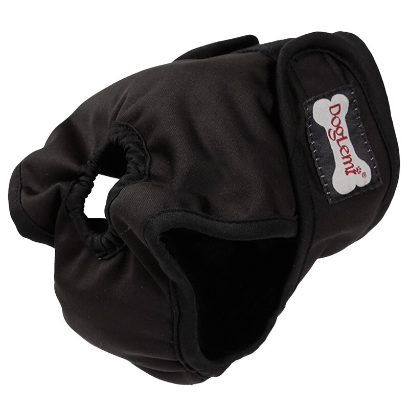 Dog Diapers Female Dog Shorts Breathable Physiological Pants Female Diaper Dog Sanitary Pants Underwear Briefs for Dogs: Black / S