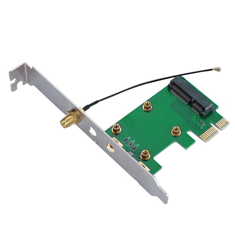 Wireless Wifi Network Card Mini Pci-E To Pci-E Adapter Convertor Card Desktop Gm