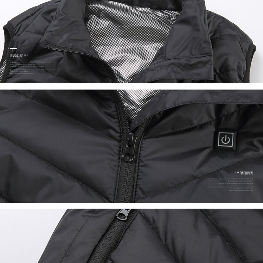 Unisex Winter Smart Heating Suit Warm Vest Constant Temperature Heating Suit USB Charging Heating Vest