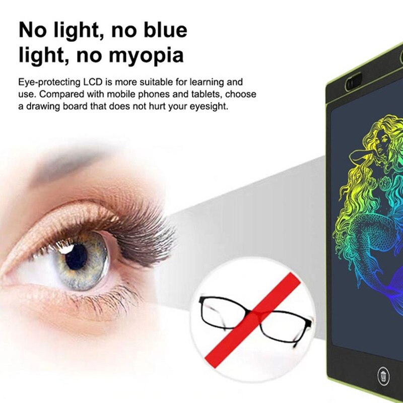 " 4.4 '' 8.5 '' 12 '' lcd tablett skriveplate e-skribent låve grafisk diy tegning arbeidsbrett giftfri holdbar til låve og hjem