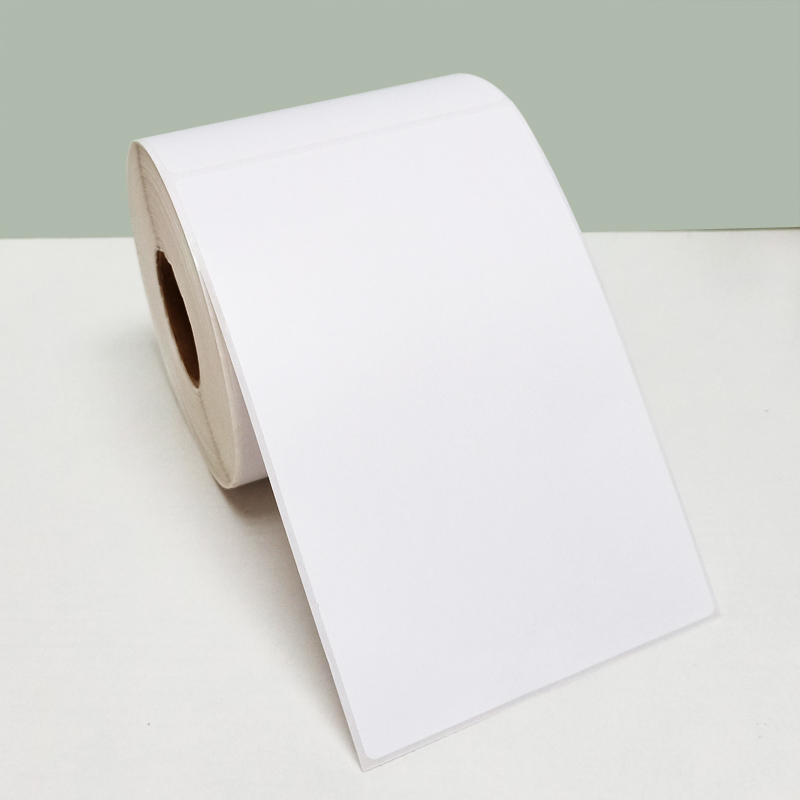 Direct Thermal Label Sticker 100*150 mm 300 Pcs / Roll For Label Logistics Thermal Paper