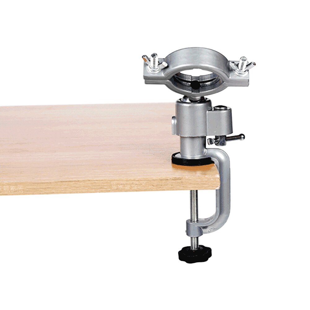 Woodworking Table Vise Bench Swivel Clamp 360 Rotating Angle Grinder Electric Drill Holder Electric Hand Drill Fixture