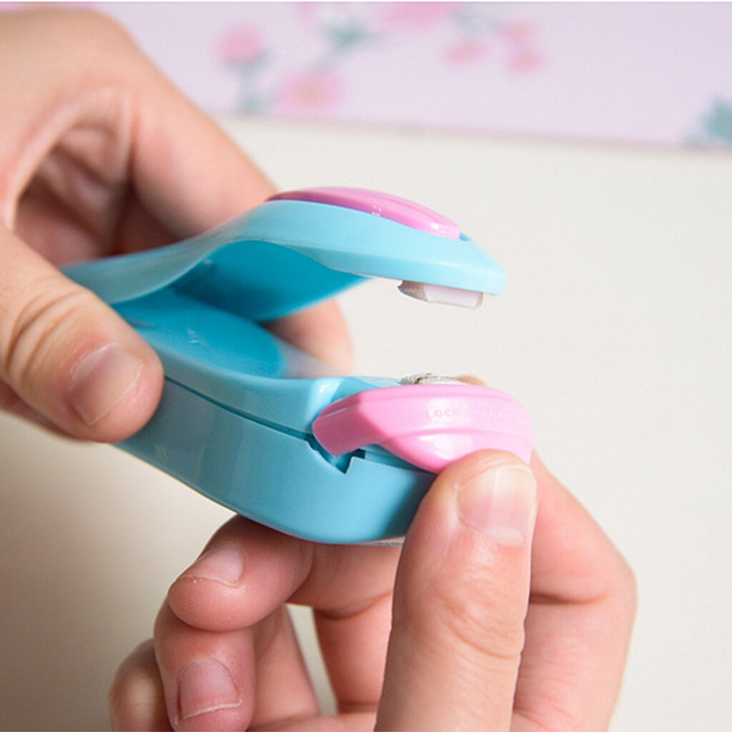 Bærbar mini-sealer-forseglingsmaskine til plastikposer, der forsegler opbevaring af fødevarer til konservering af fødevarer