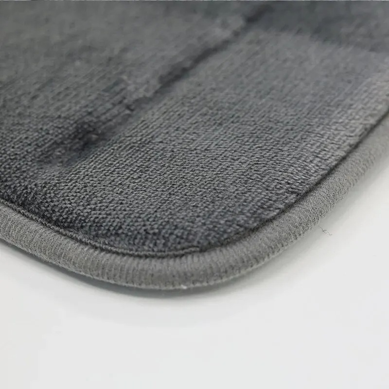 Tykkere baderomsmatte, sklisikker matte for bad og toalett, absorberende, hurtigtørkende matte, korallfleece