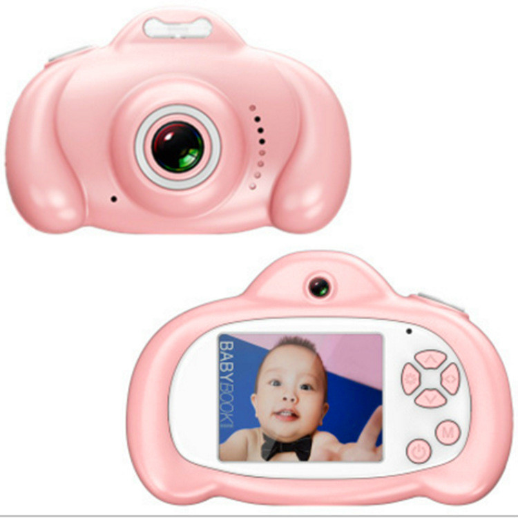 Speelgoed Camera Mini 2.0 Inch Hd Ips Scherm Kinderen Kids Camera 1080P Video Recorder Flash Foto 12MP Camcorder Voor kids: Pink Camera