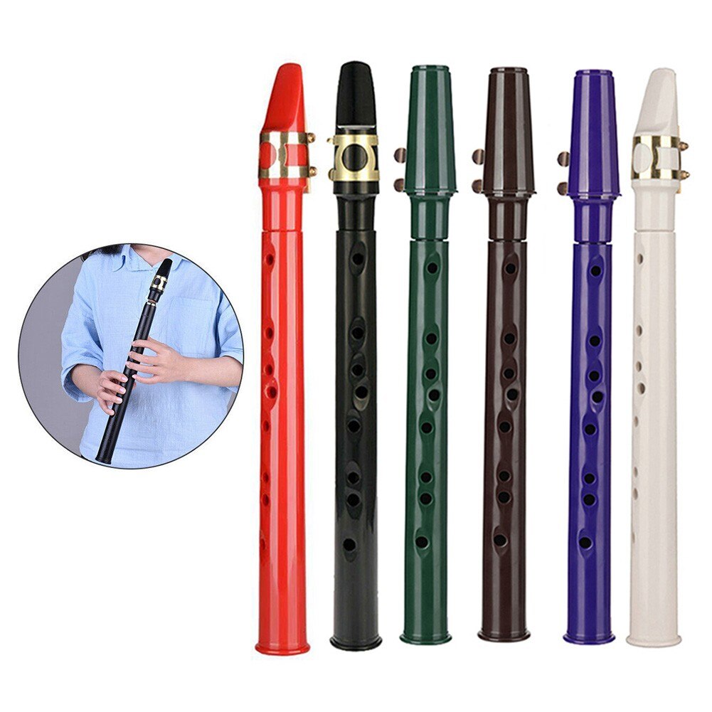 Zwart Pocket Sax C Key Pocket Sax Mini Saxofoon Kleine Saxofoon Met Zak Houtblazers Instrument Muzikale Accessoires