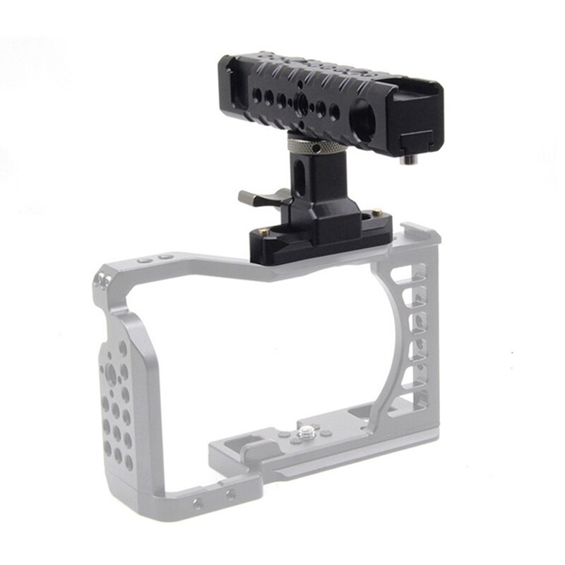Camera Cage Top Handvat Voor Sony Canon Nikon Camera Konijn Kooi Fotografie Vlog Schoen Chute Camera Handvat