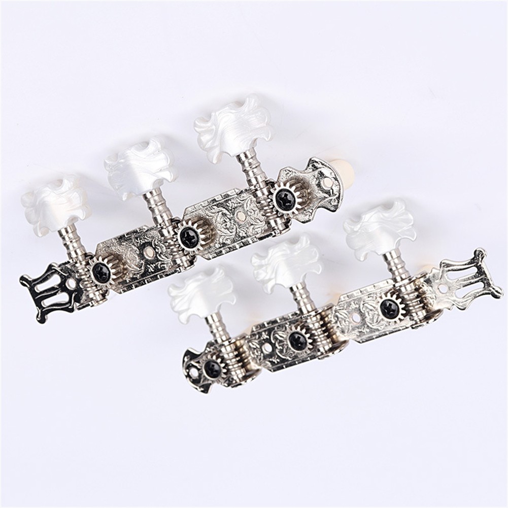 Classical Guitar String Tuning Pegs Machine Heads Tuners Keys Parts With Screws Guitar Optimization Easy To Operate Tuning Pegs