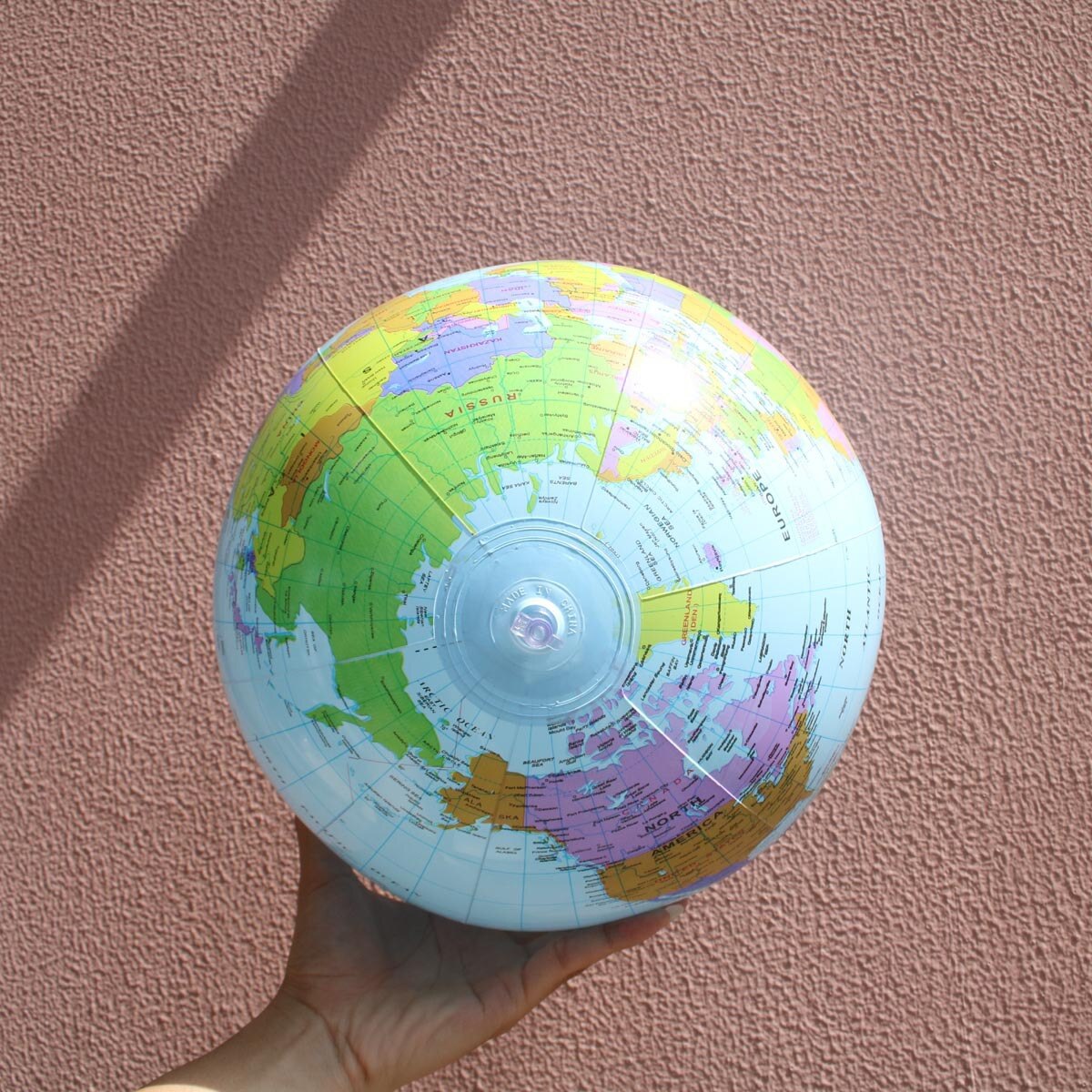 16-inch Inflatable Globe English Environmental Protection Pvc Globe Geography Teaching Supplies Toy