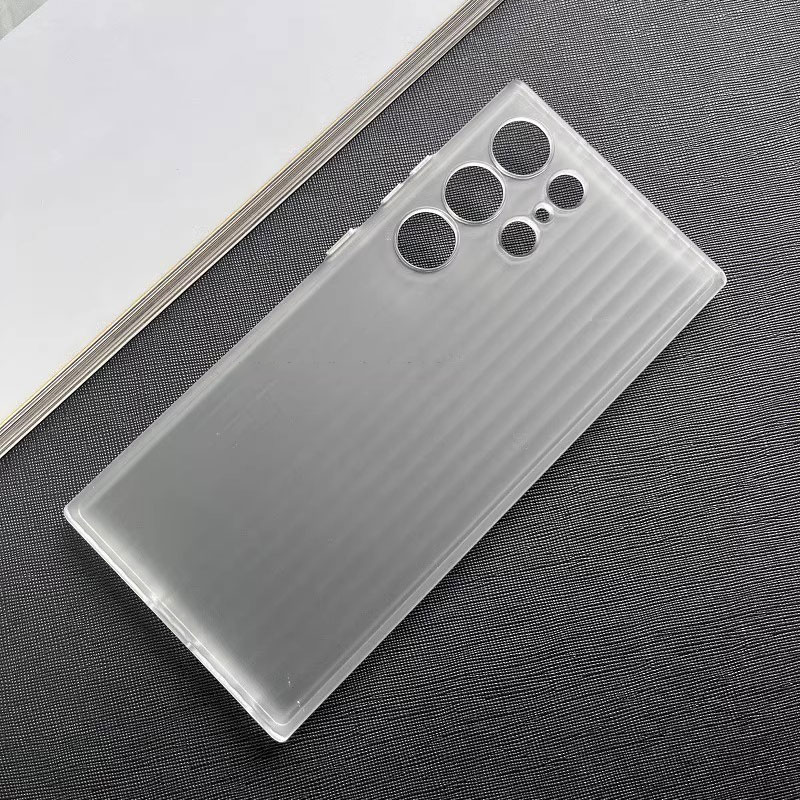 Ultra thin metal grating pattern phone case for Samsung Galaxy S23 Ultra S23+ Plus titanium gray shockproof matte hard cover