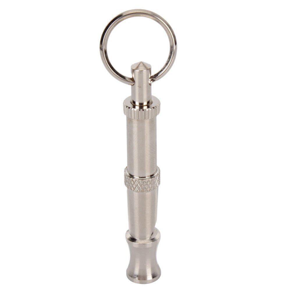 Training UltraSonic Sound Dog Whistle Silver Color