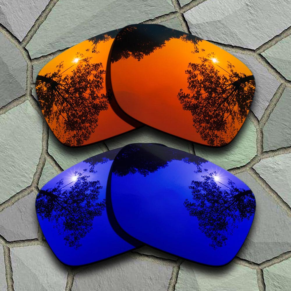 Okulary przeciwsłoneczne spolaryzowane wymienne soczewki do Oakley Jupiter Squared-odmiany: Red-Violet Blue