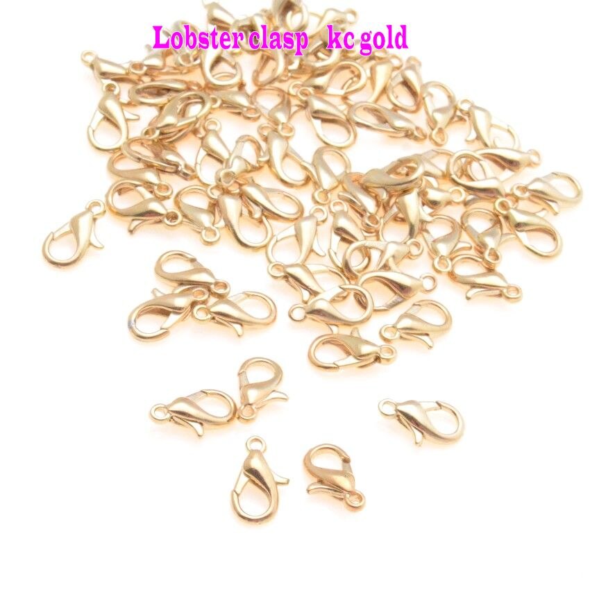 Jewelry Findings Diy 12*6mm 14*7mm Gold/Silver/Bronze/Silver Tone Lobster Clasp For Jewelry Making