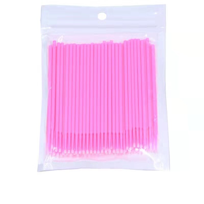 Nuovo 100/5 pz/borsa monouso MicroBrush ciglia estensione ciglia individuali rimozione tampone Micro spazzola per strumenti di estensione ciglia: PK-100PCS