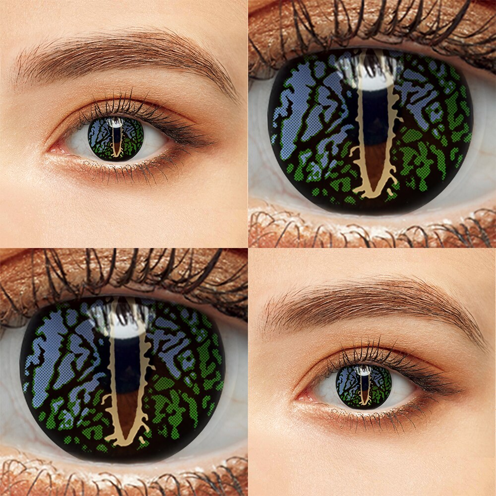 Magister Cosplay Contactlenzen Halloween Contacten Jaarlijks Crazy Gekleurde Contactlenzen Voor 