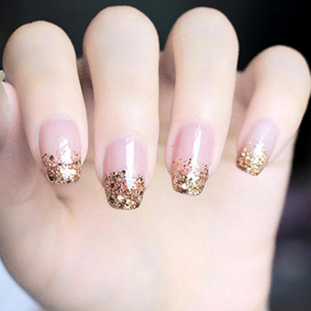 1 stuk nagel glinsterende pailletten nagelaccessoires patch gradiënt kleurrijke pailletten voor nail art manicure decoratie
