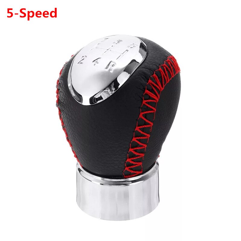 5 6 geschwindigkeit MT Schaltknauf für Mazda 3 BK 5 CR 6 GG/GY MPV PREMACY CP 323/323F BJ 626 GF/GW XEDOS 6 RX-8 GearShifter Stock Stift: rot Stich 5-Geschwindigkeit