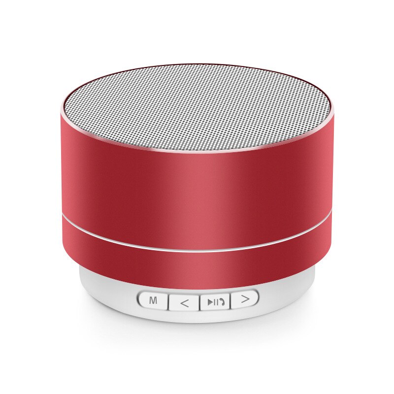 Draagbare Bluetooth Luidspreker met Stereo Geluid Draadloze Pairing Subwoofer voor Thuis Buiten compatibel met iPhone Android telefoons: Rood